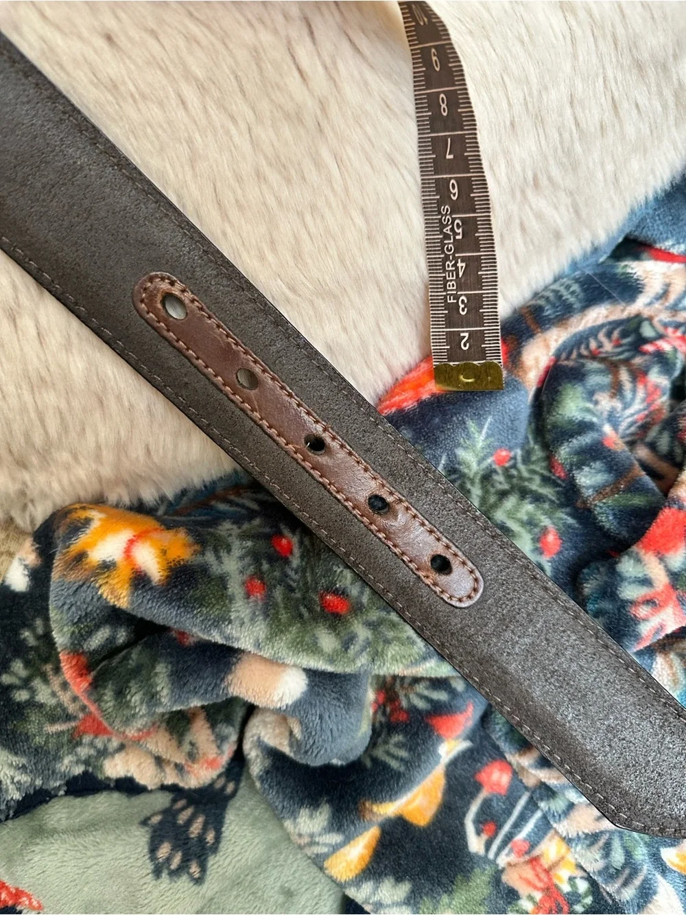 Nocona Genuine Leather Western Belt Silver Tone Brown Tan Size 30 Cowboy Rodeo